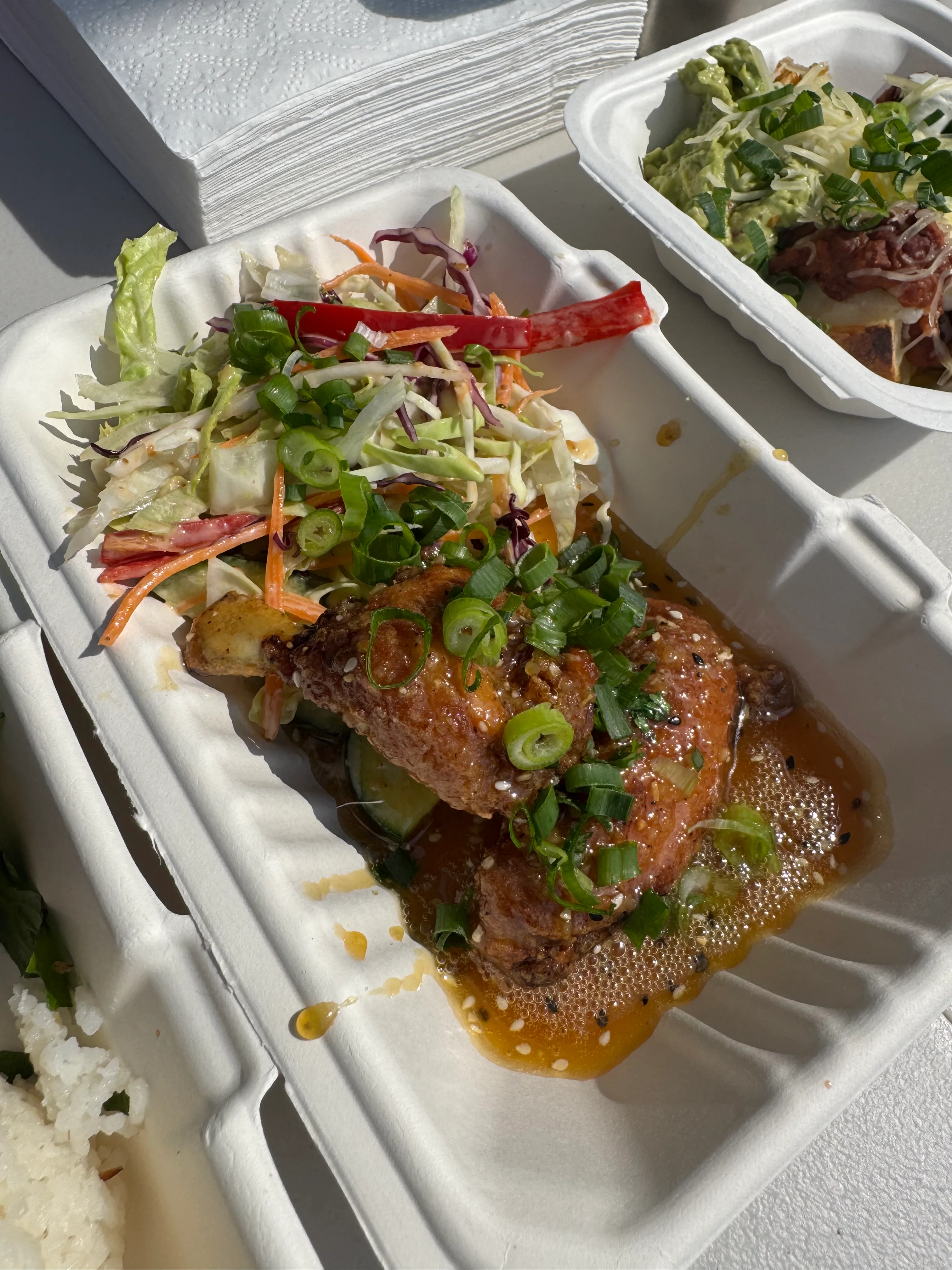 A weeknight ready-made chicken pack pulled from the freezer, ready in twelve minutes.